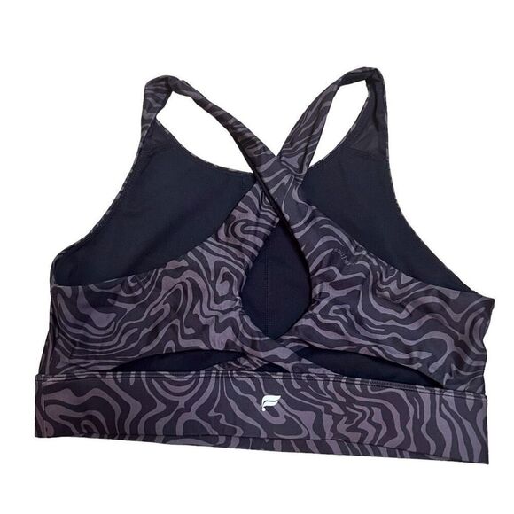 Fabletics Womens Animal Print High Support Sports Activity Bra Size Medium - Picture 2 of 3